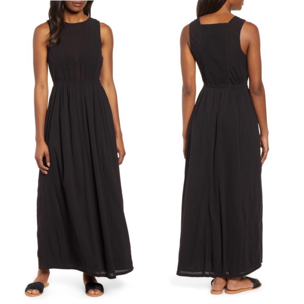 Caslon Smocked Back Maxi Dress